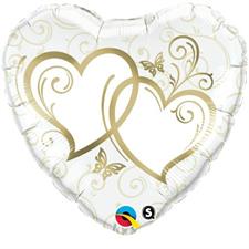 18 HEART ENTWINED HEARTS GOLD                5PZ MC100
