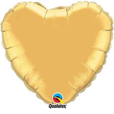 9 HEART METALLIC GOLD          1PZ MC500
