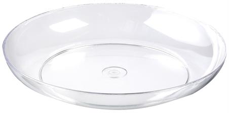 LOMEY CLEAR DISHES 23CM             12PZ