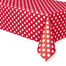 RUBY RED DOTS TABLECOVER 54X108 PZ. 12 MC. 72