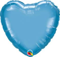 18 HEART CHROME BLUE           1PZ MC500 NO PKG