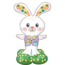 AIRLOONZ SPOTTED EASTER BUNNY 116CM 1PZMC 24