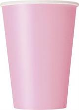 EU LOVELY PINK SOLID 9OZ PAPER CUPS 14CT PZ.MC. 12