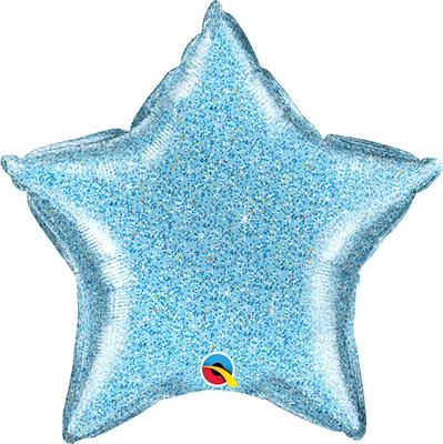 20 STAR GLITTERGRAPHIC LIGHT BLUE            5PZ MC100 PKG