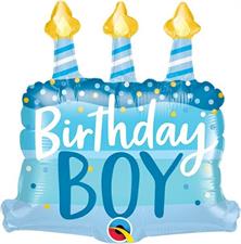 14 BIRTHDAY BOY CAKE & CANDLES               1PZ MC100