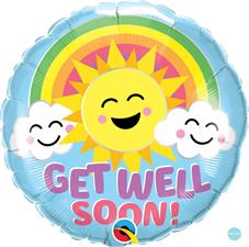 18 GET WELL SUNNY SMILES      5PZ MC100